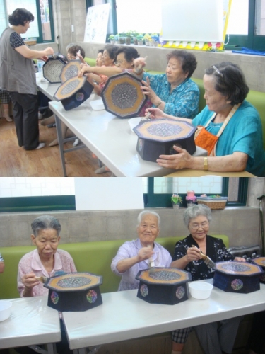 전통공예다과상 완성